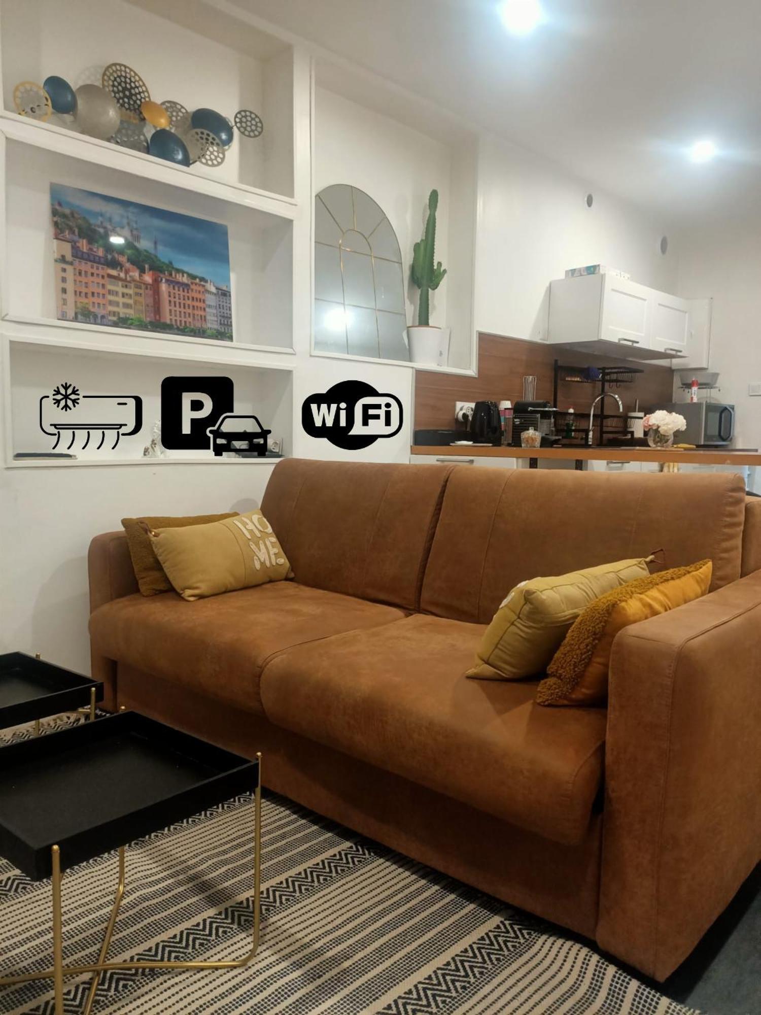 Le Petit Cocon - Parking Prive - Lyon Sud Apartment Venissieux Bagian luar foto